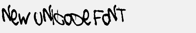 New Unicode Font